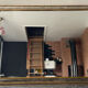 Large gold mirror by Deknudt with parcloses from the 1970s.