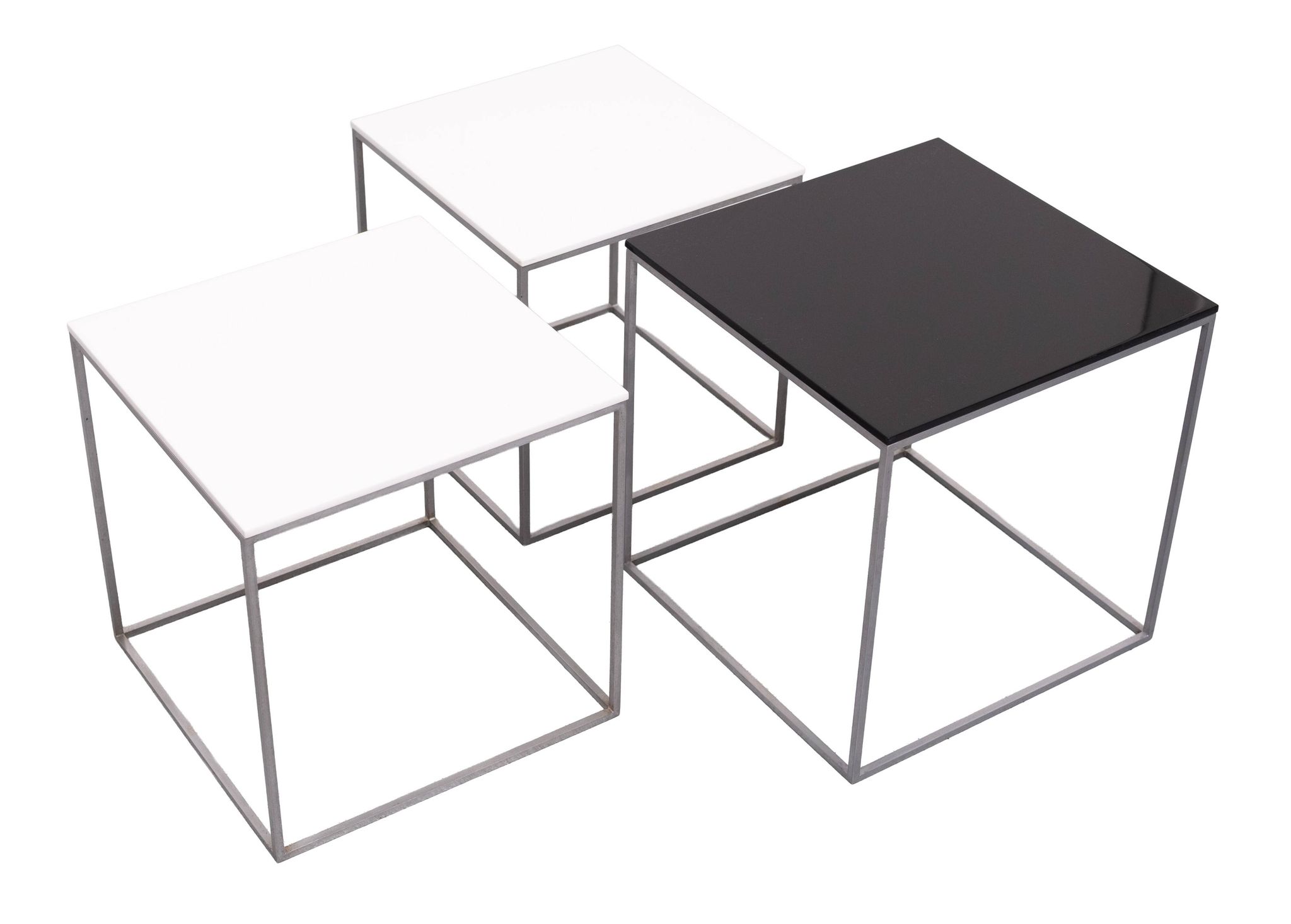 Nesting Tables model PK-71 designed by Poul Kjærholm. by E. Kold Christense