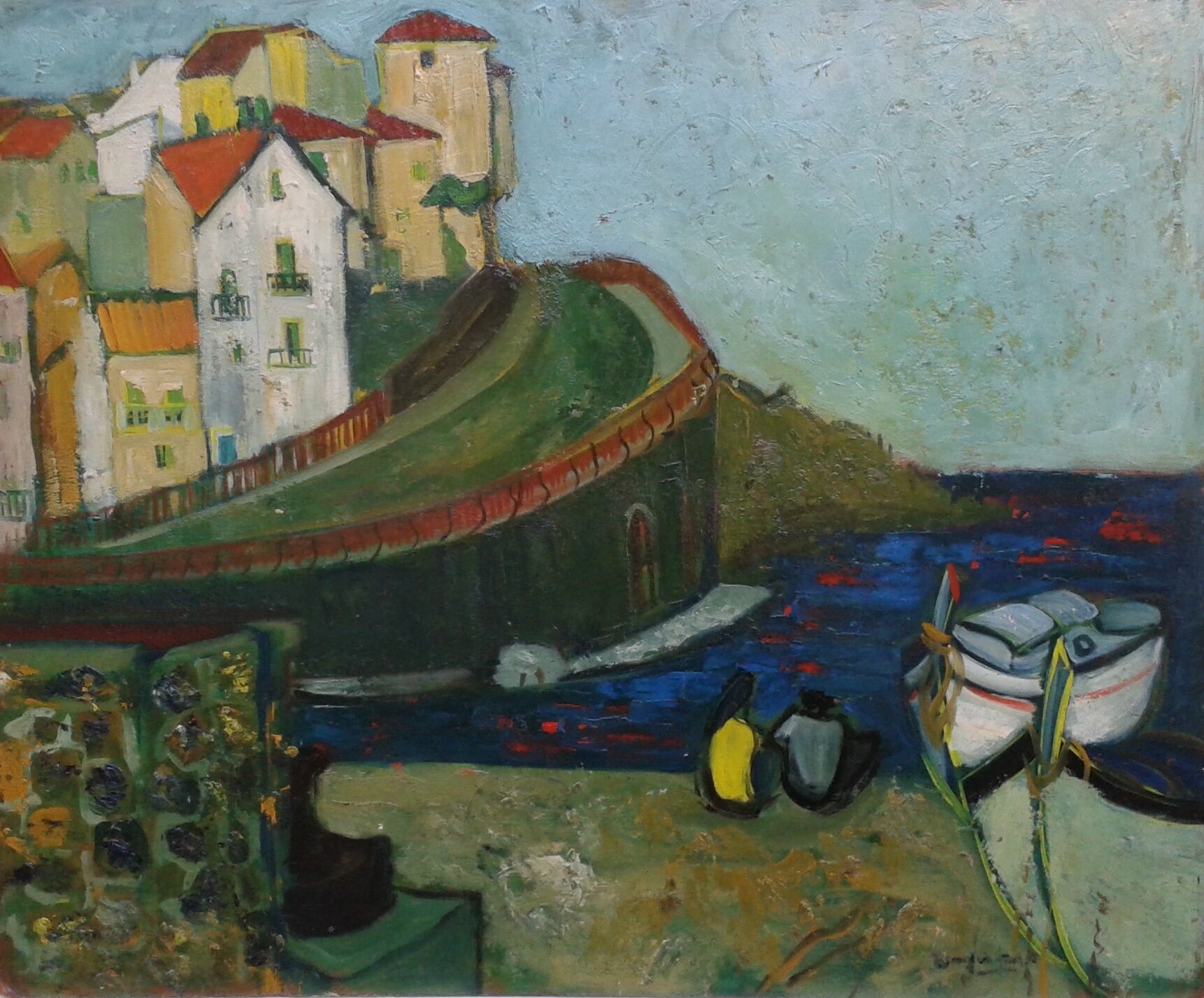 Cap d'Hona port of Banyuls on sea - Langlois Bellot Jeanne