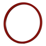 Miroir rond rouge kartell 1980s