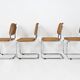 Set of 4 dining chairs Style B32 by Marcel Breuer