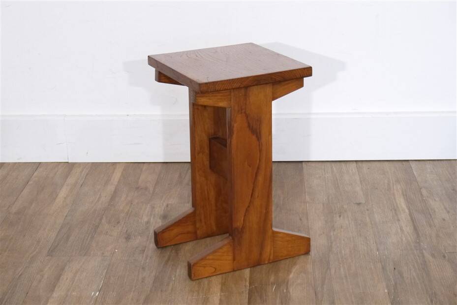 Vintage wooden side table 1960