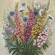 Still life with spring flowers, signed Jafé and dated on the back 1969