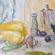 Aquarelle nature morte originale