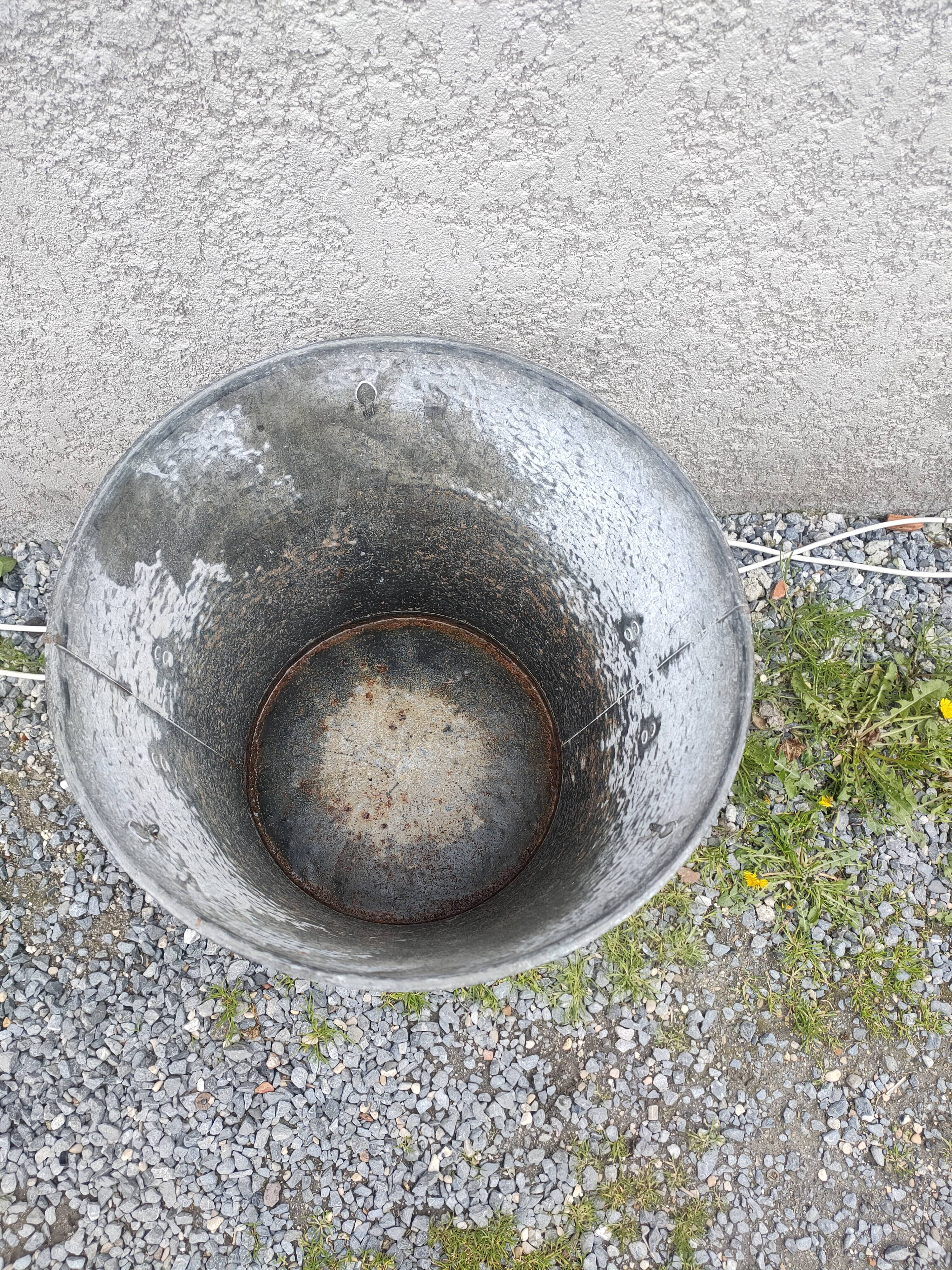 Bassine en zinc