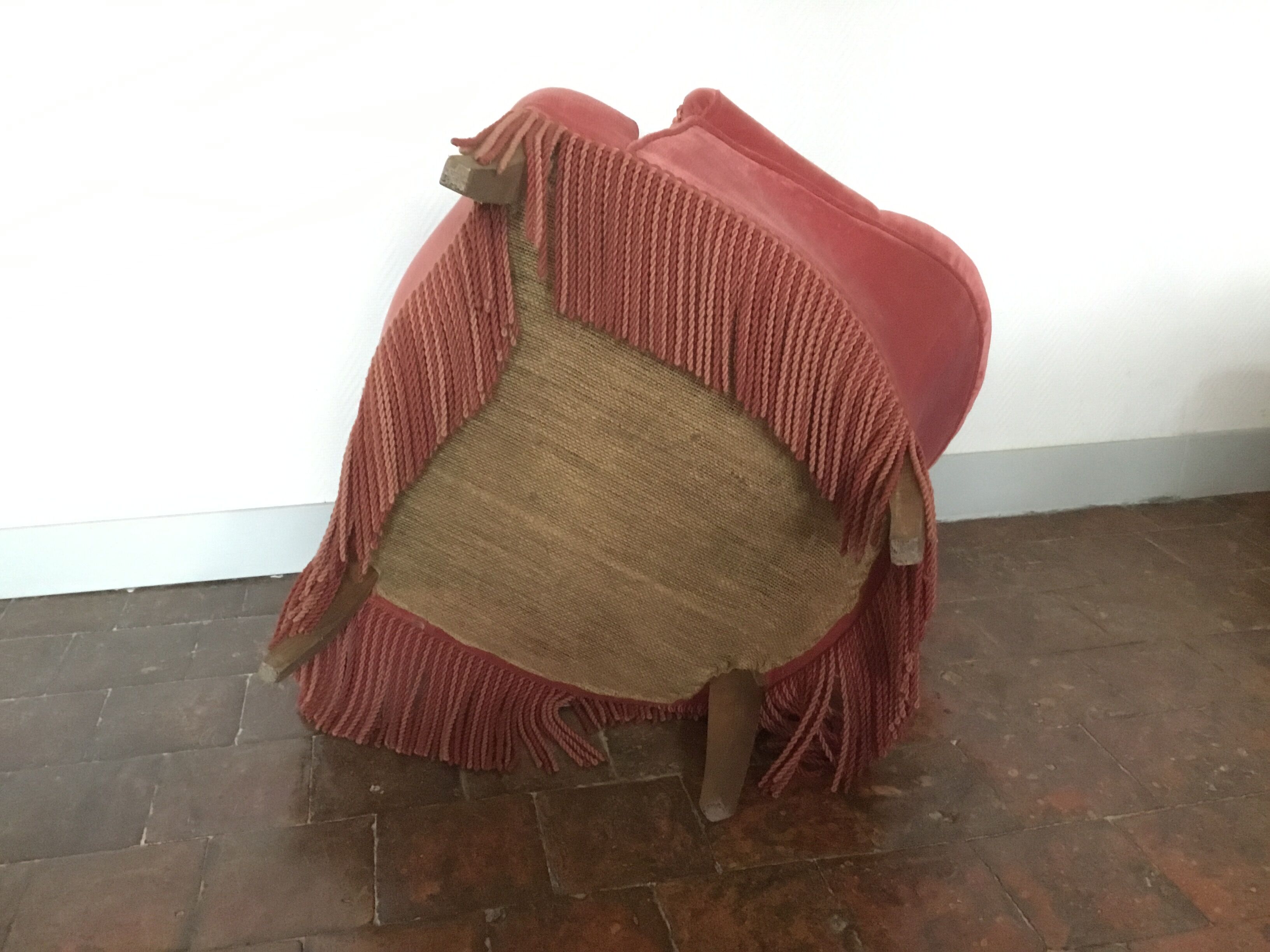 Fauteuil crapaud style Napoléon III