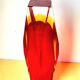 Sommerso vase prism, Flavio Poli, Murano 1970