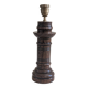 Wooden lamp base - height 30 cm