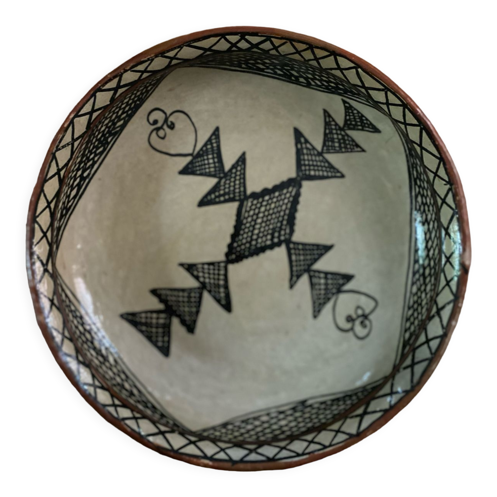Assiette berbère sejnane
