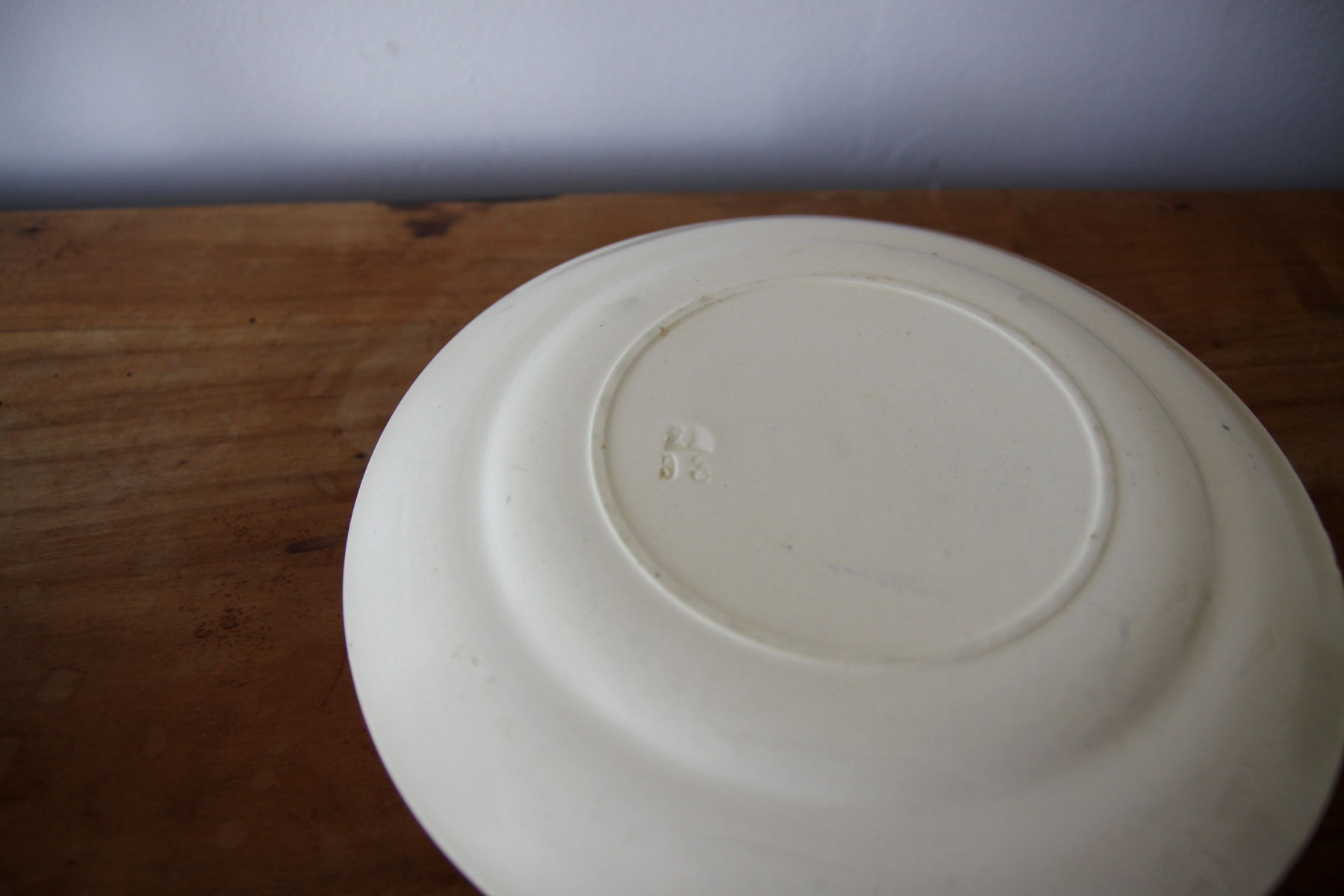 Lot of old 5 flowered plates