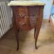 Pair of rosewood bedside tables in Louis XV style