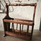 Porte-revues en bois vintage