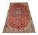 Tapis persan vintage tissé à la main en laine rouge kashan tapis de salon - 209x242cm