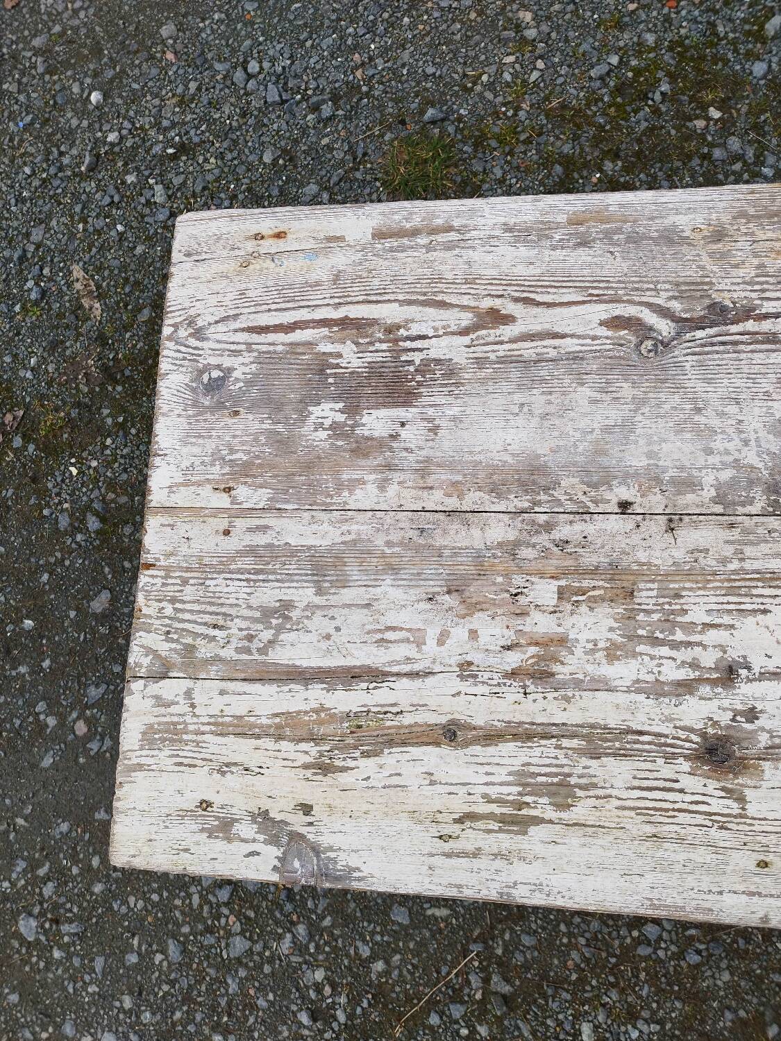 Rustic coffee table with beautiful patina