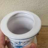 Moustiers earthenware potpourri vase