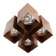 Bronze 'Viervoud' ceiling light by Raak, 1970s