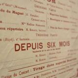 Poster "Grand Concert" - City of Saint-Macaire - 1934