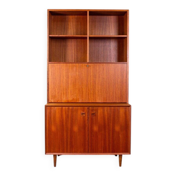 Vintage Teak Secretary Desk by Erik Brouer, Denmark, 1960s