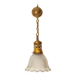 Suspension  de style - tulipe laiton