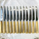 12 couteaux vintage nogent