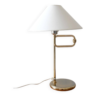 1970s gold table lamp