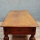 Very large English style coffee table in walnut from the 20th century