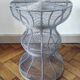 Vintage metal stool / side table