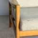 Pair of vintage wooden armchairs