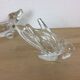 Set of 3 animal cups in vannes crystal, dogs and grasshopper