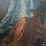 Oil painting on canvas, early Italian school, 18th century - Visitation