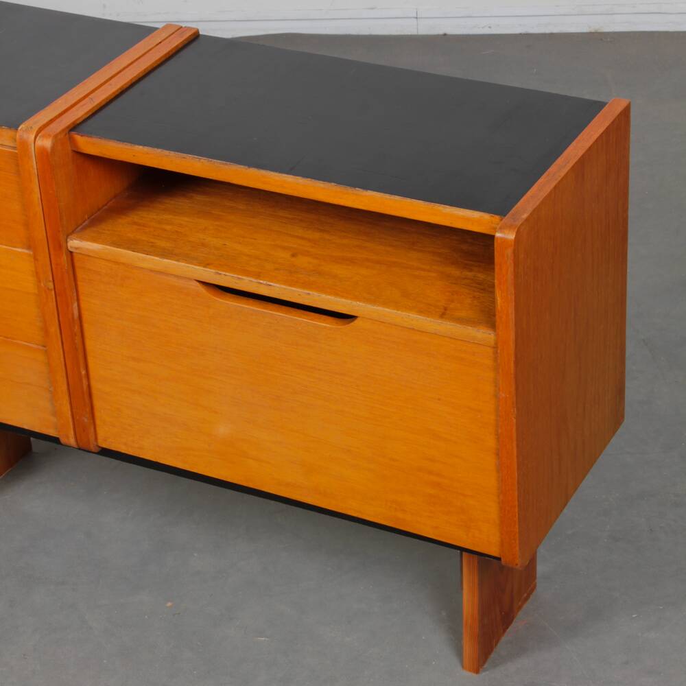 Vintage wooden sideboard from the 1960s