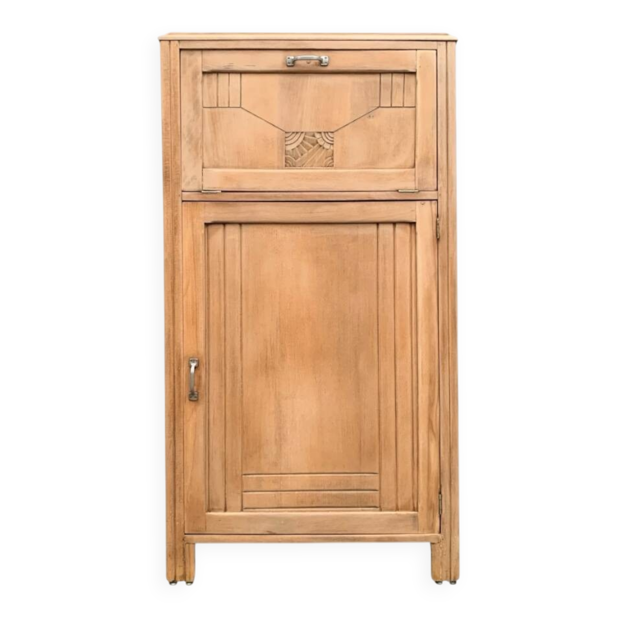 Buffet parisien art déco bois brut 