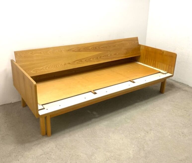 Daybed sofa bed Česky Nabytek, Vintage Czech 1960s