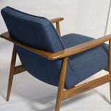 Armchairs created by M. Zieliński year 60 blue fabric