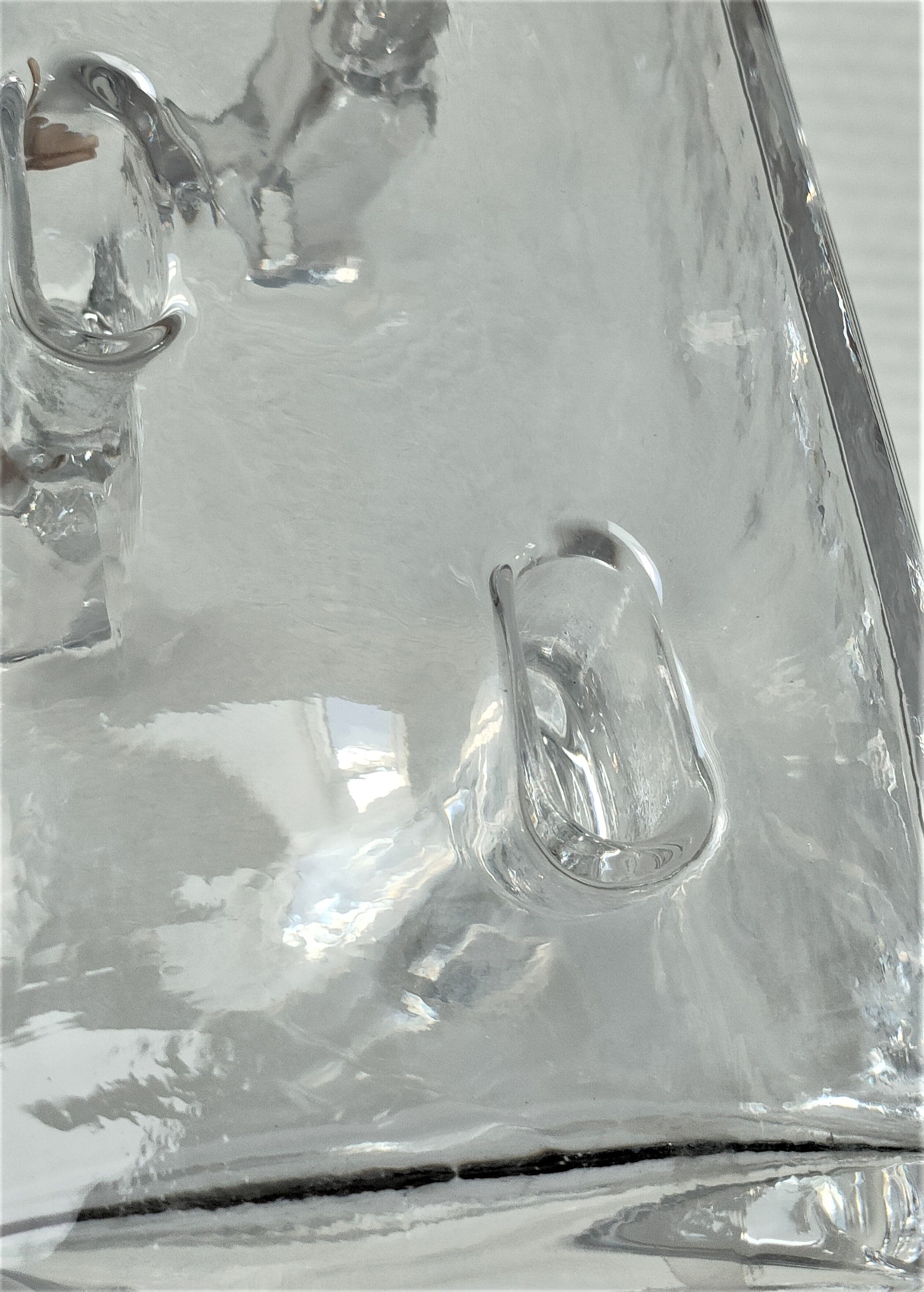 Design glass vase by Claus Josef Riedel 60s-70s