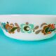 JAJ dish made in england - 70s Multico floral pattern