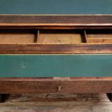 Empire period double-top center flat desk