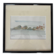 Aquarelle représentant l’île de Malte signée B de Maisonneuve
