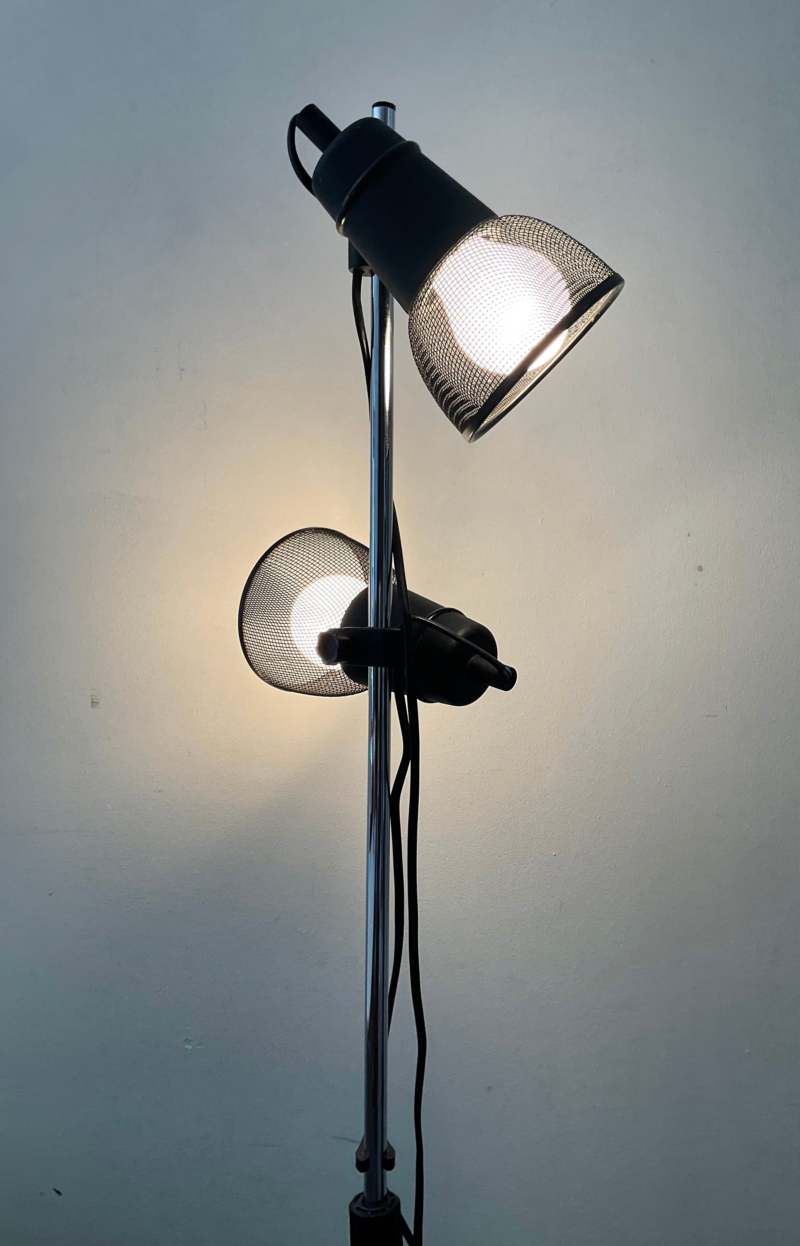 DBGM floor lamp 2 spots 70s-80s