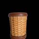 "leather and straw bath cup, ralph lauren home - ref 4701710631"