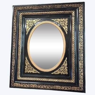 Mirror from the Napoléon III era 45 x 39