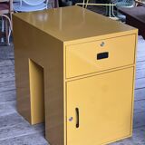 Mustard yellow desk furniture
