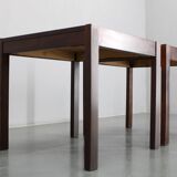 1960s Set of Two Square Side/Coffee Wooden Tables , Denmark