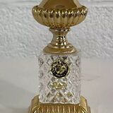 Brass and Crystal D'albret lamp