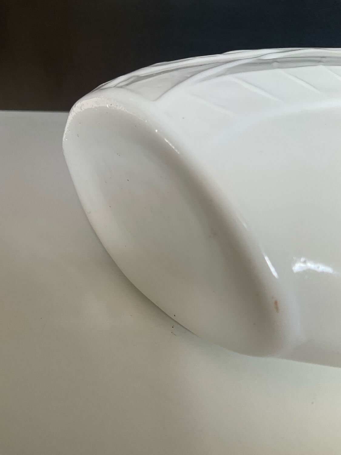 Vintage opaline glass vase