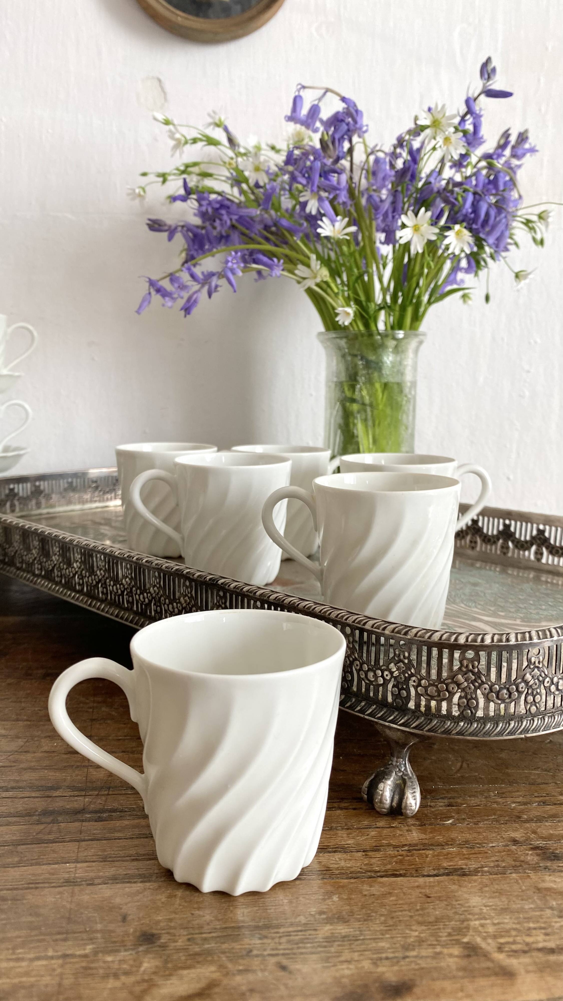 Haviland Limoges porcelain espresso coffee cups