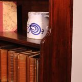 19th Century Mahogany Waterfall Bookcase