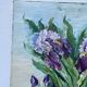 Bouquet of flowers old painting