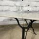 Table bistrot plateau marbre