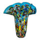 Large Murano glass vase with millefiori decoration.
